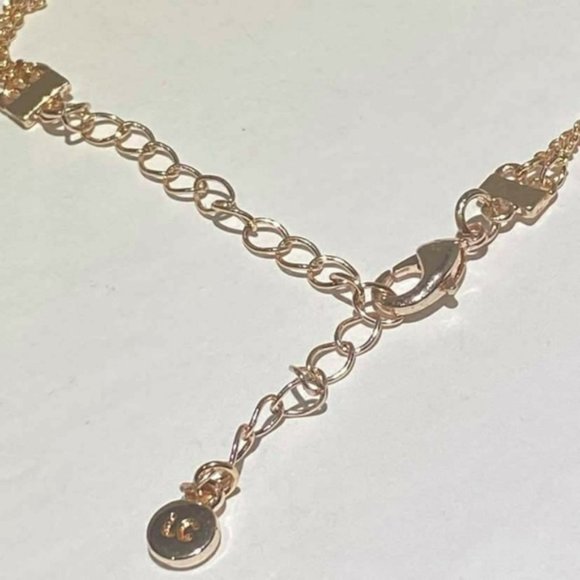 Lauren Conrad 2 Layer Sexy Sun Rose Gold Kylie Jenner Style Necklace Mom Gift - Picture 4 of 12